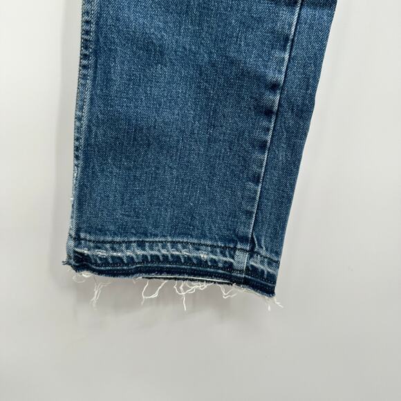 AMO NWT Bella Slight Boot Crop Denim Jean in Crush // 00 - Picture 11 of 15